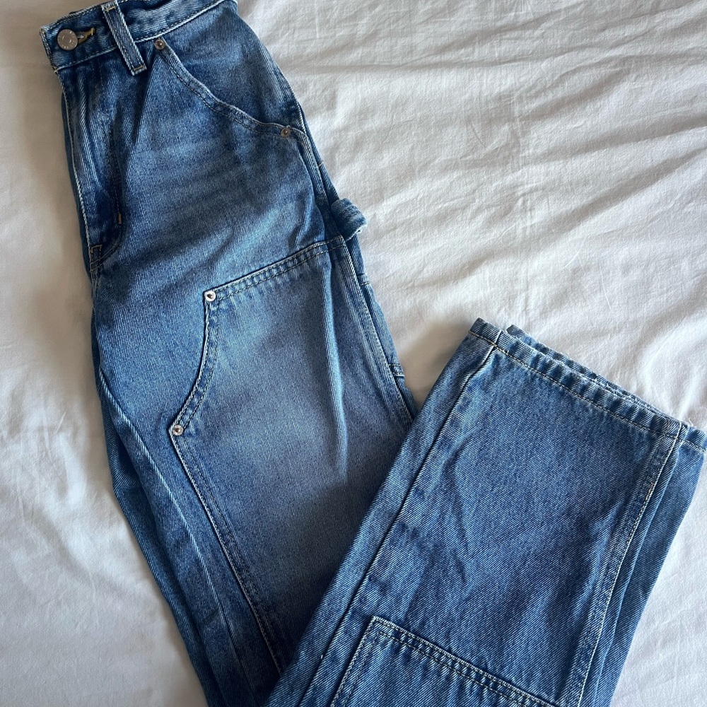 BDG Women's Straight Leg Jeans - Blue